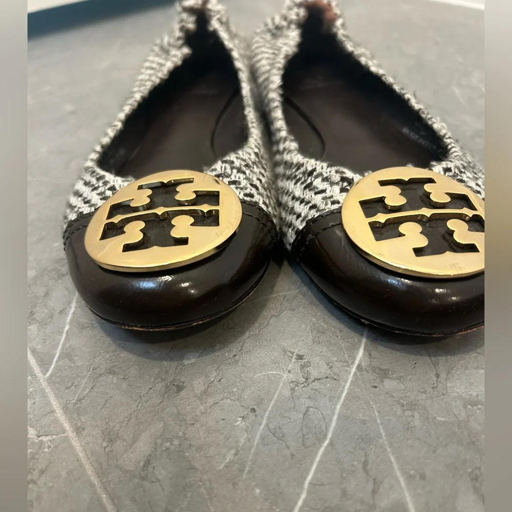 Tory Burch Tweed Ballet Flats